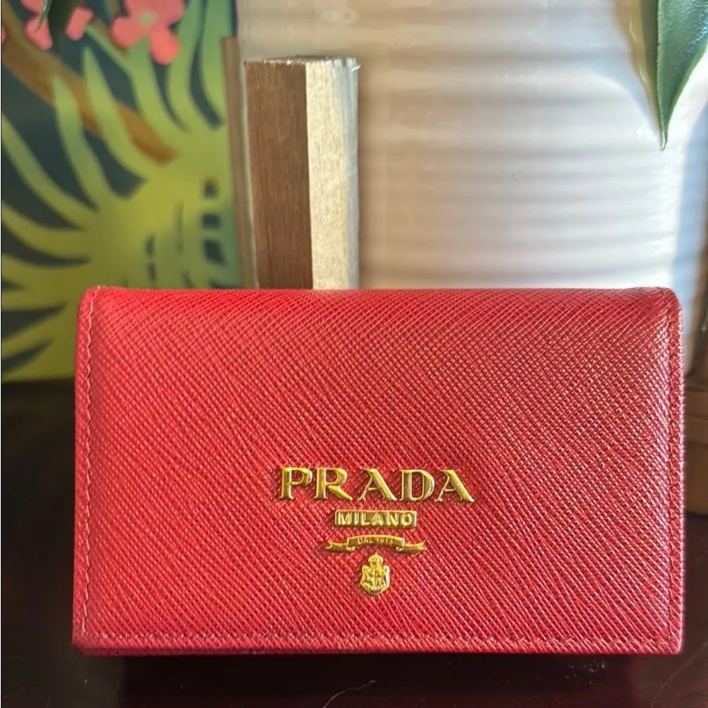 Prada Scarlet Card wallet